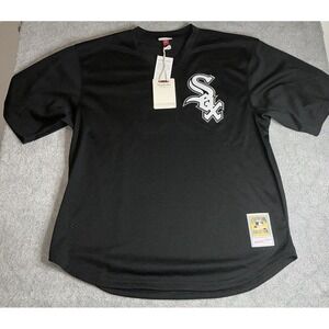 Mitchell & Ness Frank Thomas #35 Black Chicago White Sox‎ Authentic Batting 2XLT